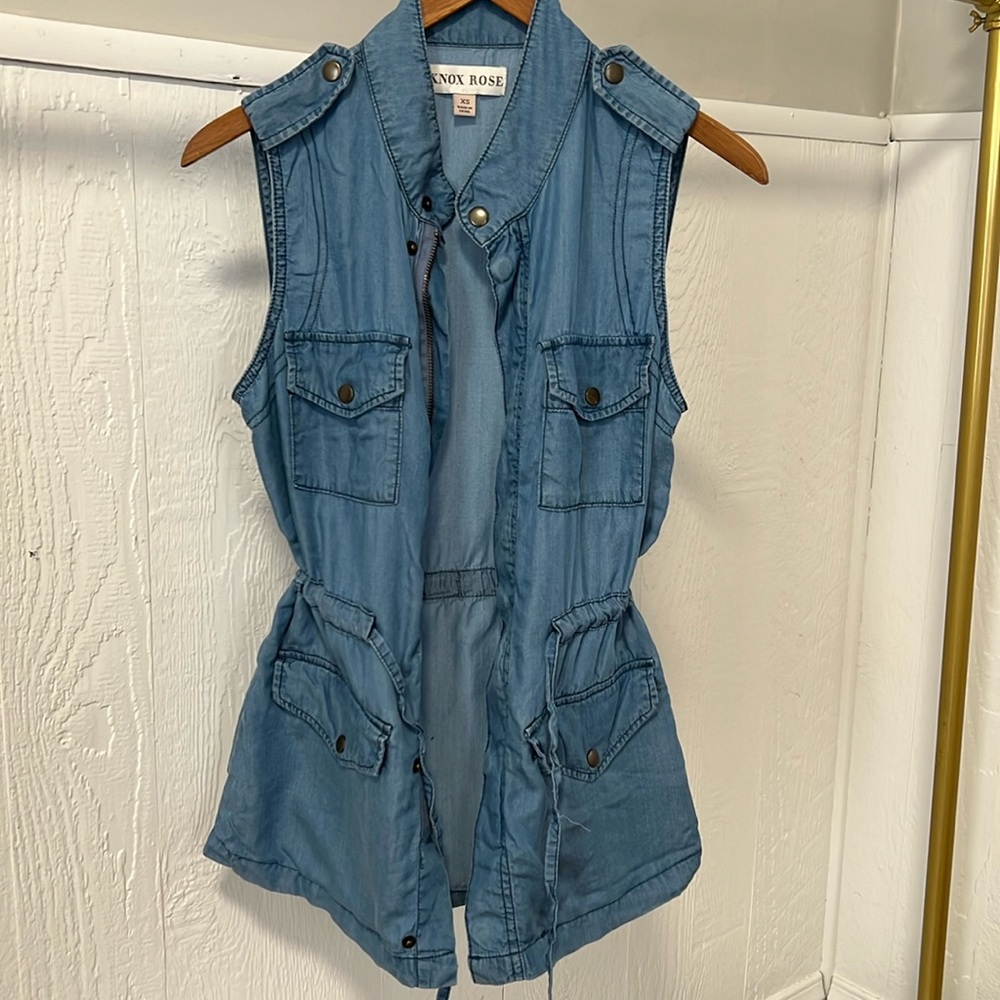 Denim vest